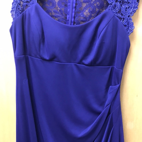 🍀5 for $25🍀 Melanie Lyne gorgeous purple gown - Picture 6 of 14